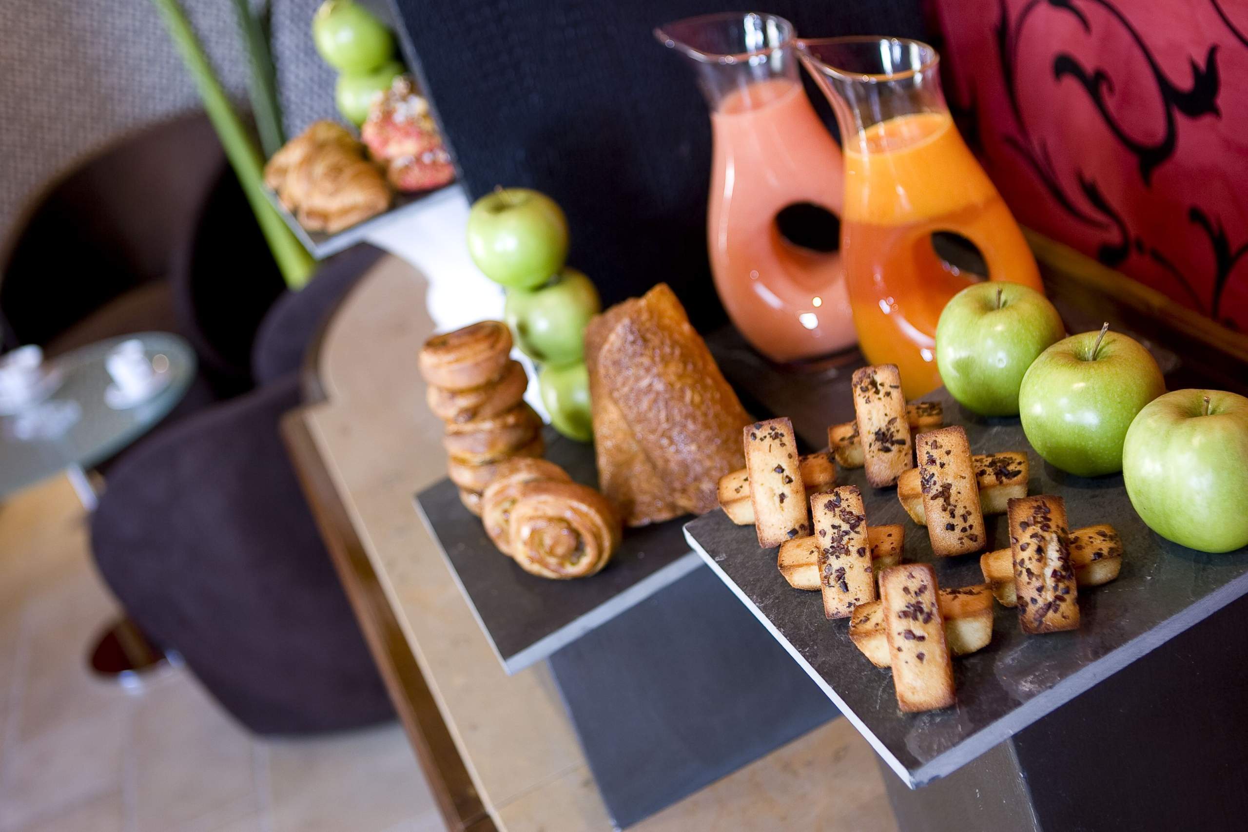 Pastries at the Villa Florentine Hôtel Vieux Lyon